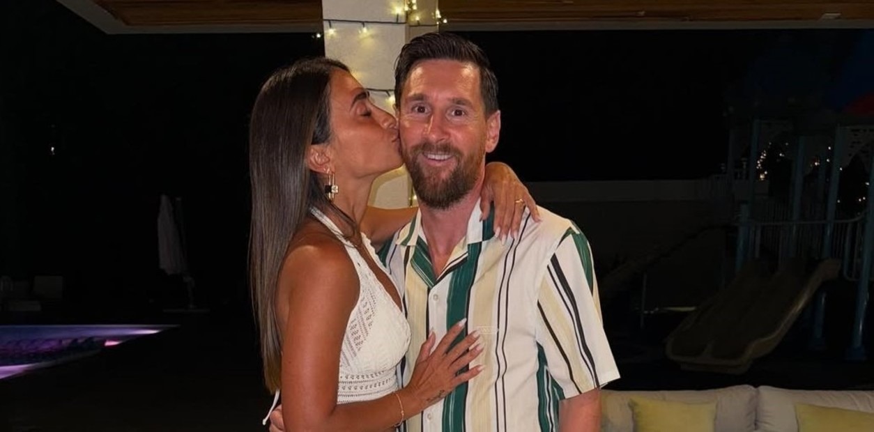 El Año Nuevo de Messi en Funes: de estreno, junto a su familia y con un look especial