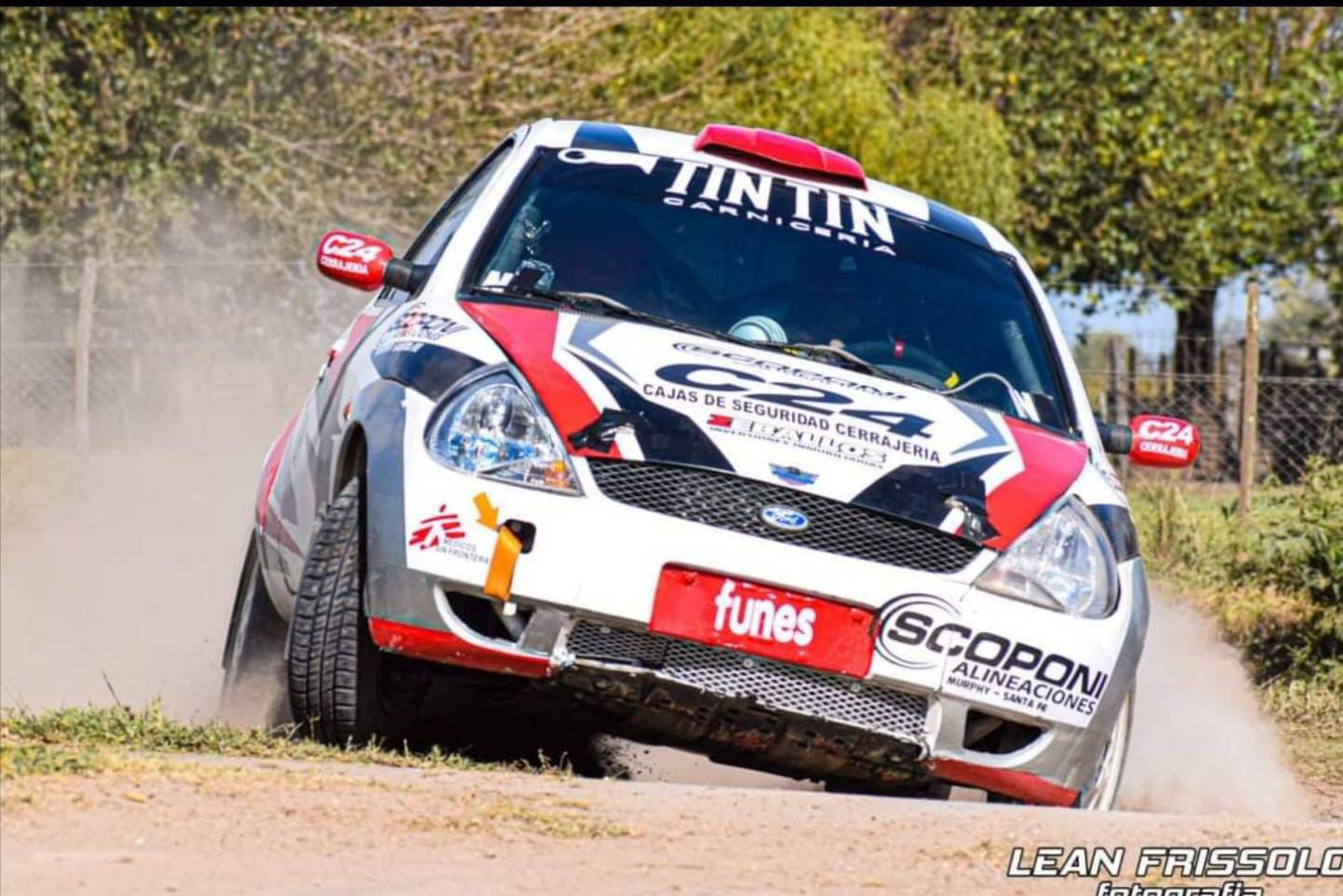 El funense Ariel Spertino finalizó segundo en la jornada del Rally Santafesino