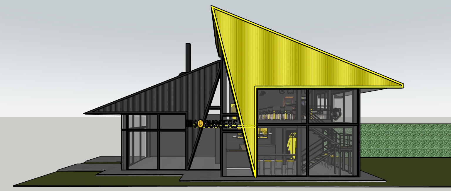 El render de cómo proyectan el local.