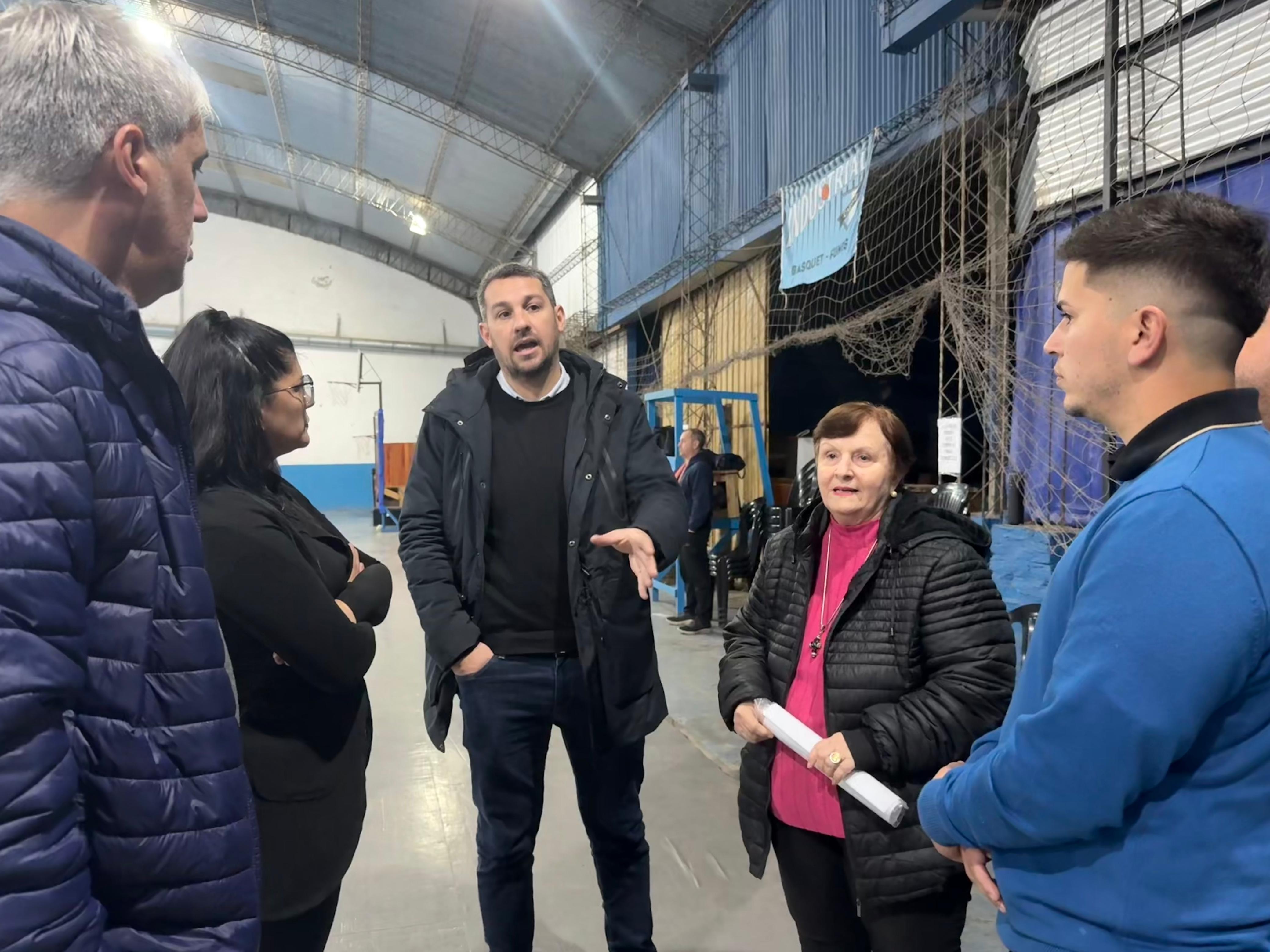 Tras gestiones de Nacho Rimini, la Provincia aportó $20 millones para el Club Industrial en Funes