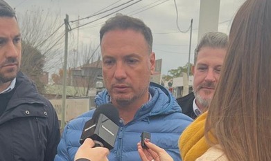 Rotondas, escuelas y hospital: Enrico repasó las obras que avanzan en Funes