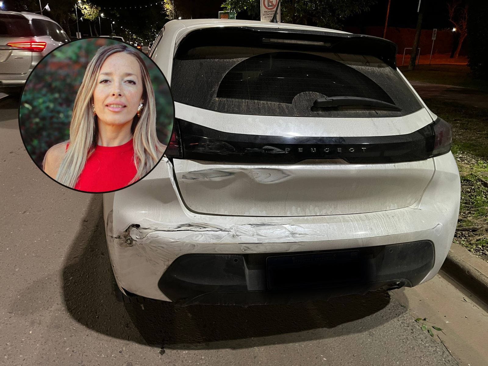 Insólito: a una candidata a concejal la chocaron antes del debate de InfoFunes y aún así decidió presentarse 