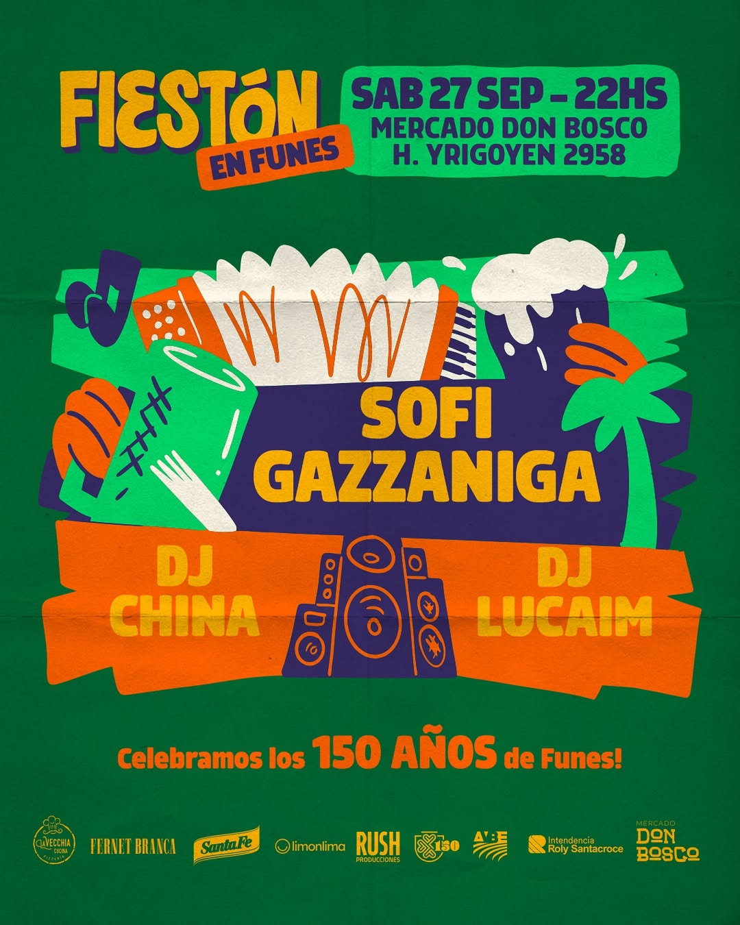 Reprograman el Fiestón en Funes: nueva fecha y lugar para celebrar la llegada de la primavera