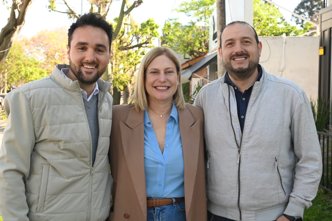 Olmedo recorrió obras en Funes junto a Scaglia: “Gisela es la opción seria y honesta para defender a Santa Fe”