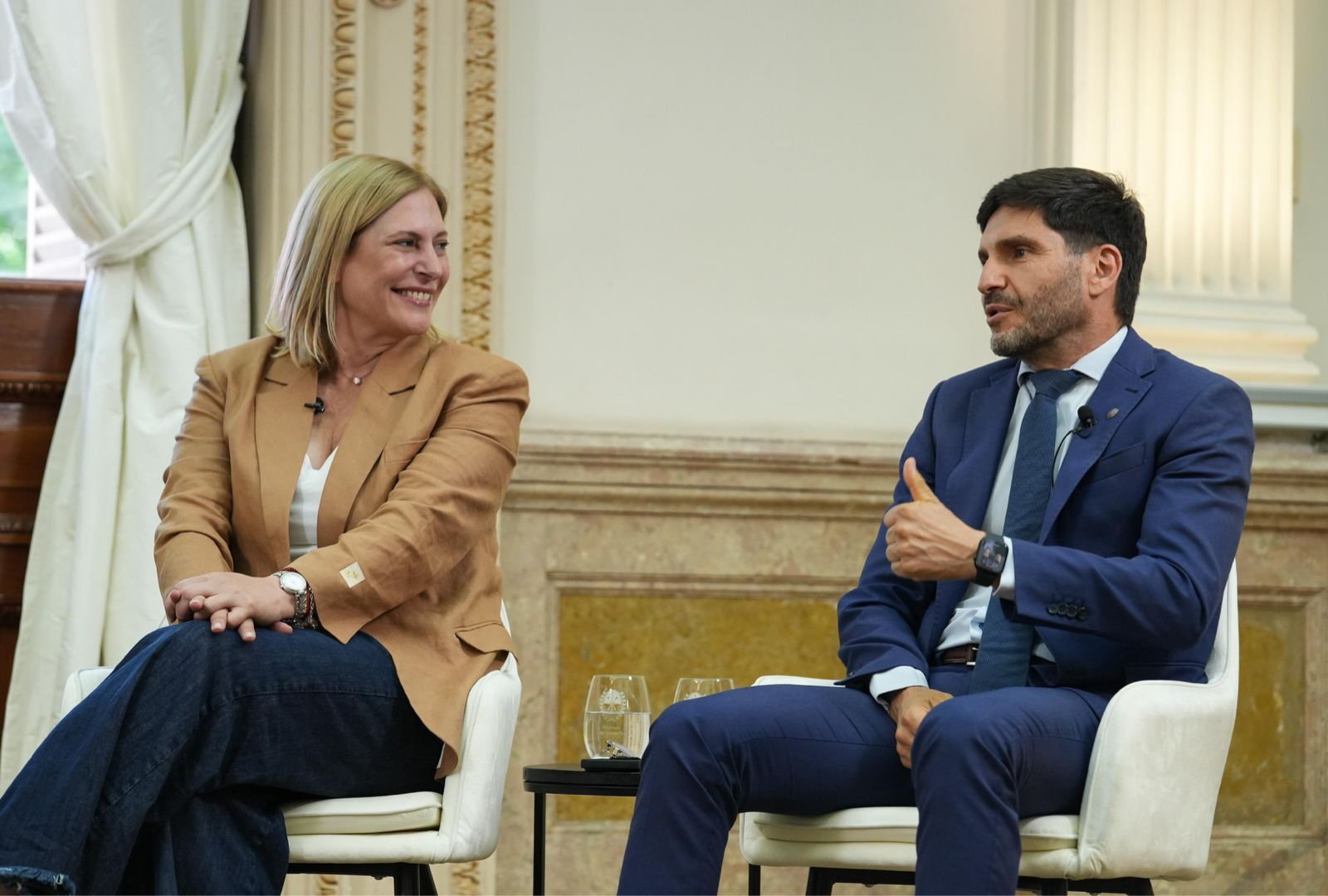 Maximiliano Pullaro, gobernador de Santa Fe, apoyó a su vice: "Votar a Gisela Scaglia es votarme a mi"
