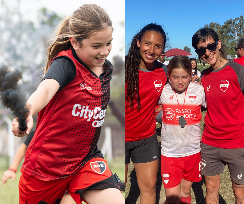 Es de Funes, tiene 10 años, comenzó a jugar al fútbol en San Telmo y se la llevó Newell's: salió campeona