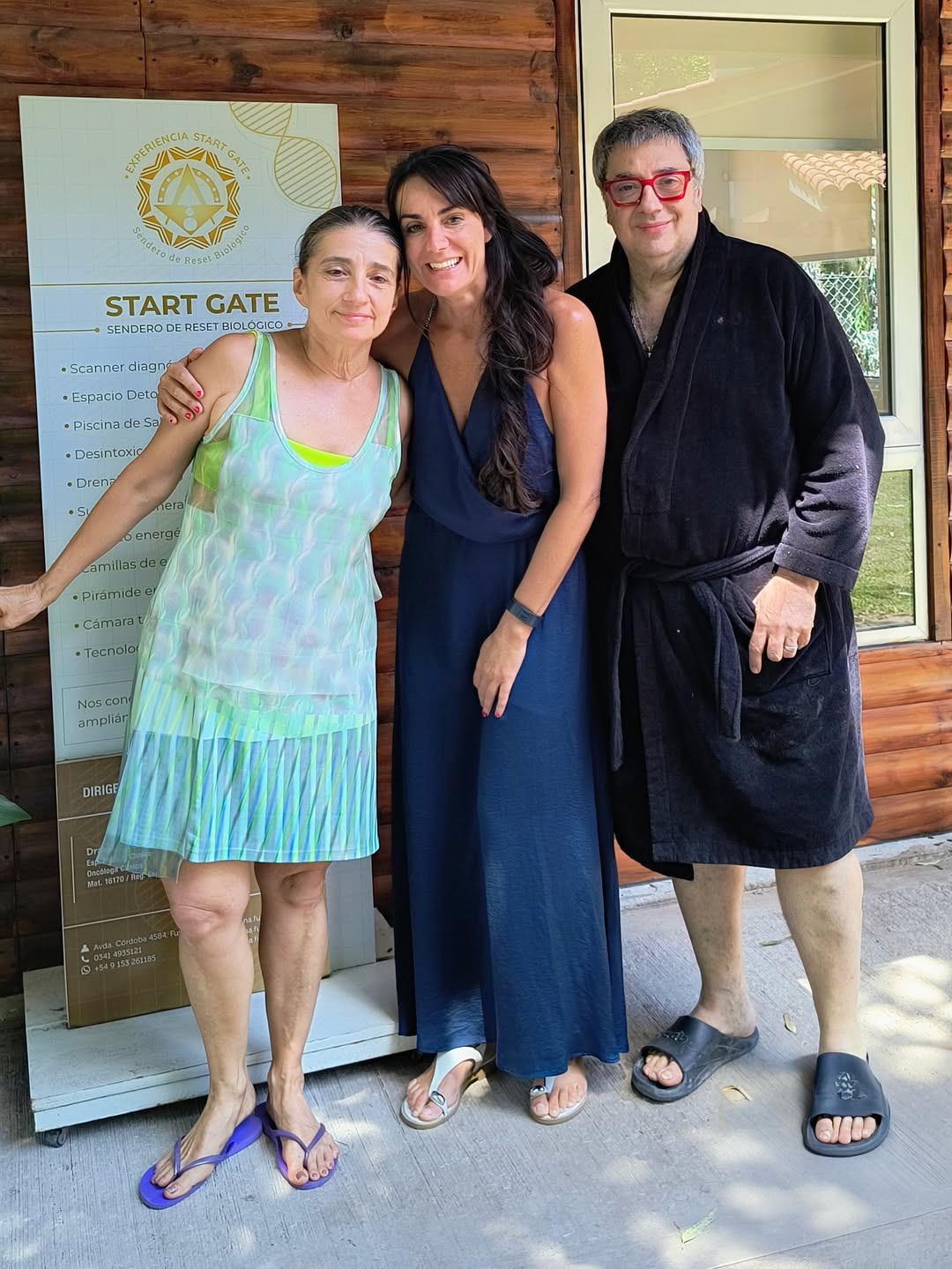 La histórica corista de Charly García, Hilda Lizarazu, eligió Funes para realizar un "reseteo" biológico