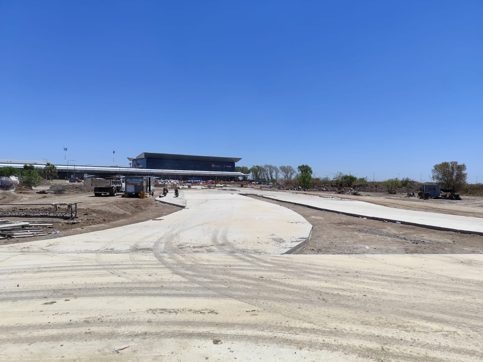 Avanzan las obras en el Aeropuerto: el nexo clave entre Funes y Rosario tendrá un nuevo y moderno ingreso